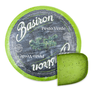 Сир Veldhuyzen Basiron Pesto Verde з базиліком та часником 50%