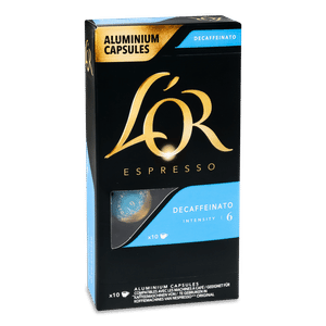 Кава мелена L'OR Espresso Decaffeinato 10 капсул