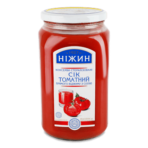 Сік Ніжин томатний з сіллю с/б