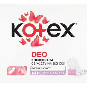 Прокладки щоденні Kotex Deo Normal Plus