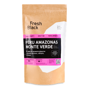 Кава зернова Fresh Black Peru Amazonas Monte Verde