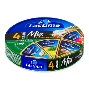 Сир плавлений Lactima «Чотири пори року» мікс 40%