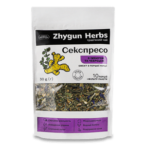 Чай трав’яний «Лавка традицій» Zhygun Herbs «Секспресо» імбир та чебрець