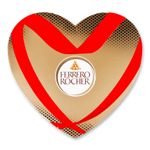 Цукерки Ferrero Rocher Серце у молочному шоколаді з фундуком