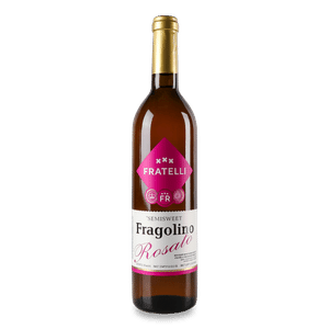 Вино Fratelli Fragolino Rosato рожеве напівсолодке