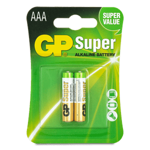Батарейки GP SUPER ALKALINE 1.5V LR03 AAА