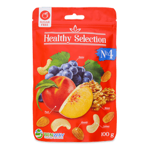 Суміш Winway HealSel горіхів та фруктів №4 без цукру