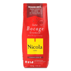 Кава мелена Nicola Bocage cremoso смажена натуральна