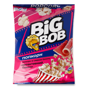 Попкорн Big Bob зі смаком бекону