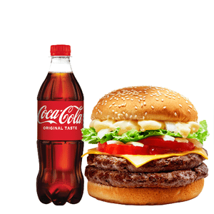 Разом смачніше "Біг бургер та Coca-Cola"