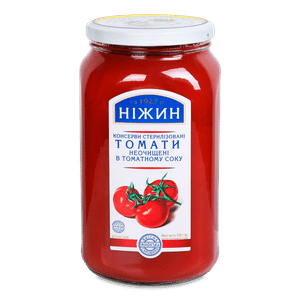 Томати «Ніжин» консервовані у томатному соку