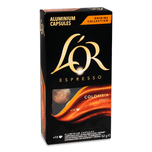 Кава мелена L'OR Espresso Colombia 10 капсул