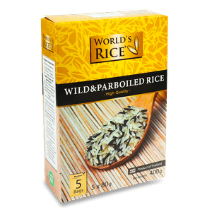 Рис World's rice дикий + парбоілд