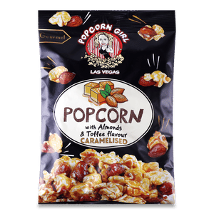 Попкорн Popcorn Girl карамелізований зі смаком мигдаль-ірис