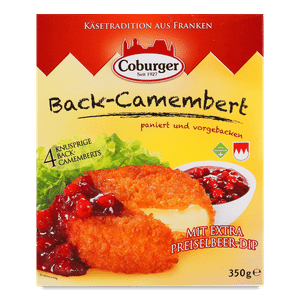 Кульки сирні з коров'ячого молока Coburger Back Camembert 45%