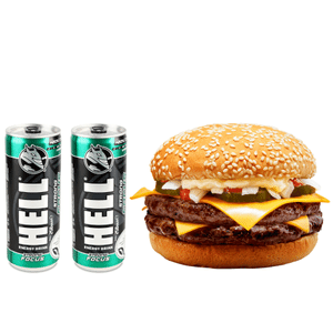 Разом смачніше «Дабл чізбургер та Hell Focus»