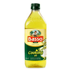 Олія Basso для смаження соняшниково-оливкова