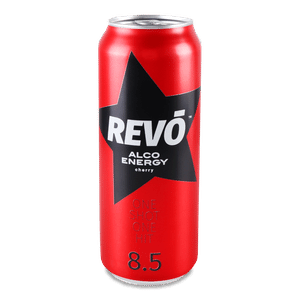 Напій енергетичний Revo «Вишня» слабоалкогольний з/б