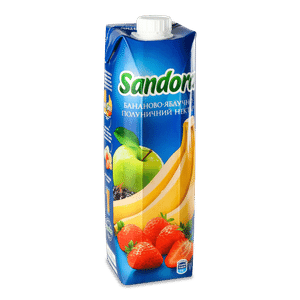 Нектар Sandora бананово-яблучно-полуничний