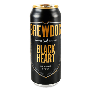 Пиво BrewDog Black Heart темне з/б