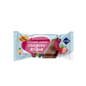 Морозиво «Премія»® плодово-ягідне ескімо у кондитерській глазурі