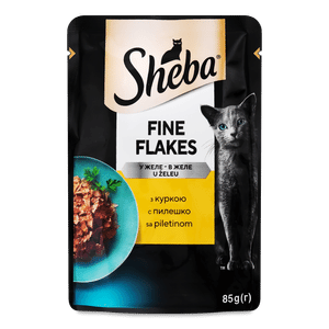 Корм для котів Sheba Black&Gold з куркою в желе