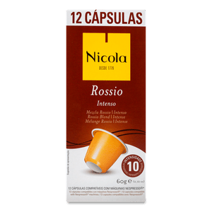Кава мелена Nicola Rossio 12 капсул
