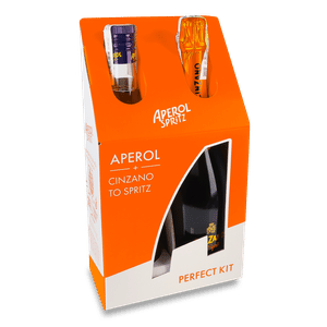 Набір: Aperol 0,7 л + вино ігристе Cinzano Pro-Spritz сухе 0,75 л