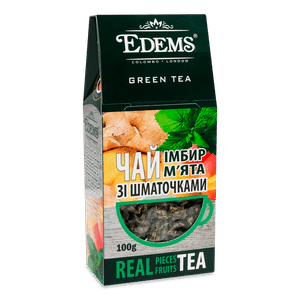 Чай зелений Edems імбир та м'ята