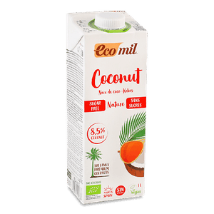 Молоко Ecomil органічне з кокоса без цукру