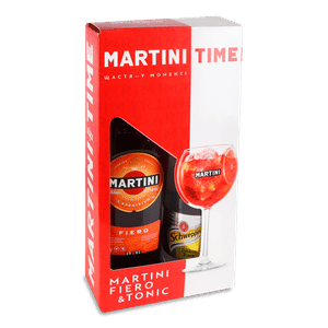 Набір Вермут Martini Fiero 0,75 л + Тонік Schweppes 0,75 л