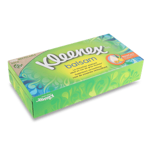 Серветки паперові Kleenex Balsam 3-шарові, в коробці