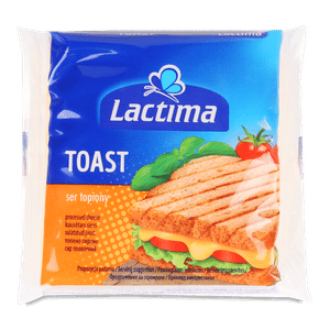 Сир плавлений Lactima тостовий 35% скибочками