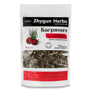 Чай трав’яний «Лавка традицій» Zhygun Herbs «Багрянич» малина та лемонграс