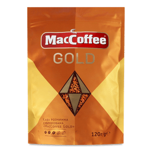 Кава розчинна MacCoffee Gold натуральна сублімована