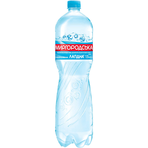 Вода мінеральна «Миргородська» «Лагідна» слабогазована