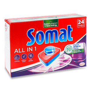 Таблетки для посудомийних машин Somat All in 1