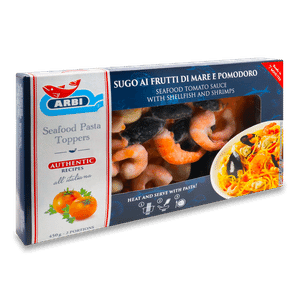 Морепродукти Arbi в томатному соусі з молюсками та креветками заморожені