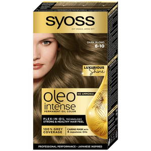 Фарба для волосся Syoss Oleo Intense 6-10 «Темно-русий»
