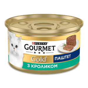 Корм для котів Gourmet Gold паштет із кролика