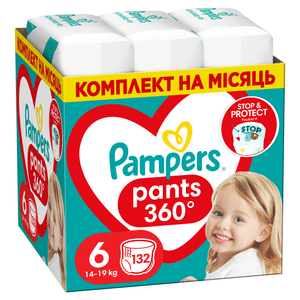 Підгузки-трусики Pampers Pants 6 (14-19 кг)
