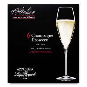 Набір келихів для шампанського Luigi Bormioli Atelier 270 мл 6 шт.