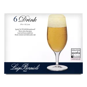 Набір келихів для пива Luigi Bormioli Drink 370 мл 6 шт.