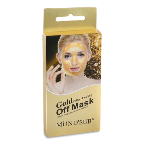 Маска для обличчя Mondsub Gold Glitter піл-офф