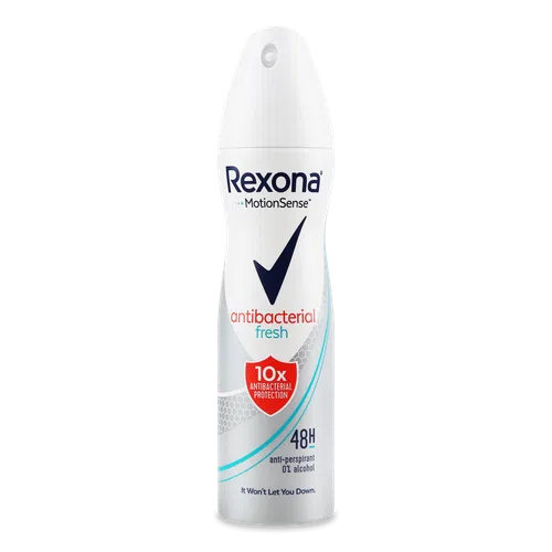 Дезодорант-спрей Rexona «Антибактеріальна свіжість» , 150мл
