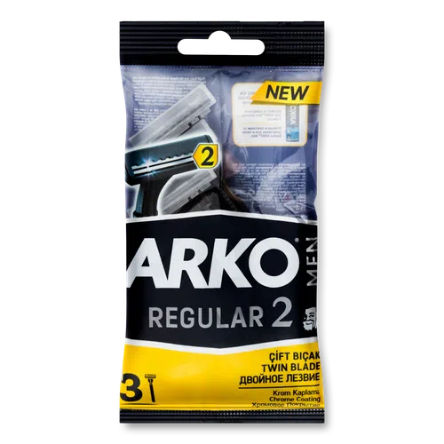Станок для гоління Arko 2 леза , 3шт/уп