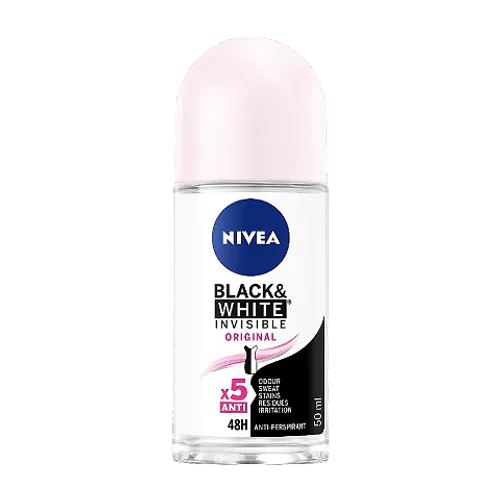 Дезодорант кульковий Nivea Clear «Невидимий захист для чорного і білого», 50мл