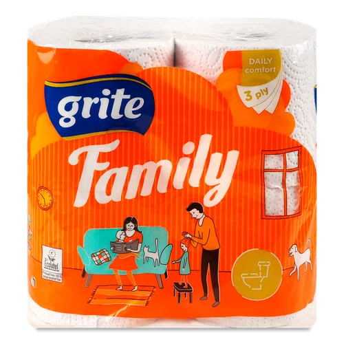 Папір туалетний Grite Family
