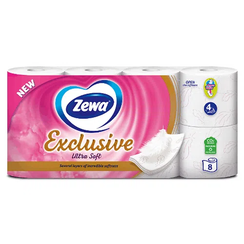 Папір туалетний Zewa Exclusive білий 4-шаровий