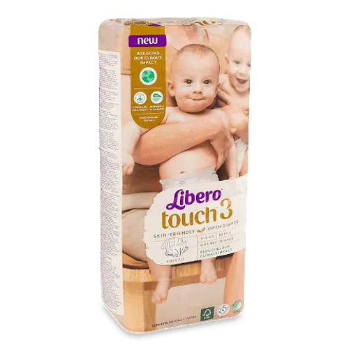 Підгузки дитячі Libero Touch 3 (4-8 кг)